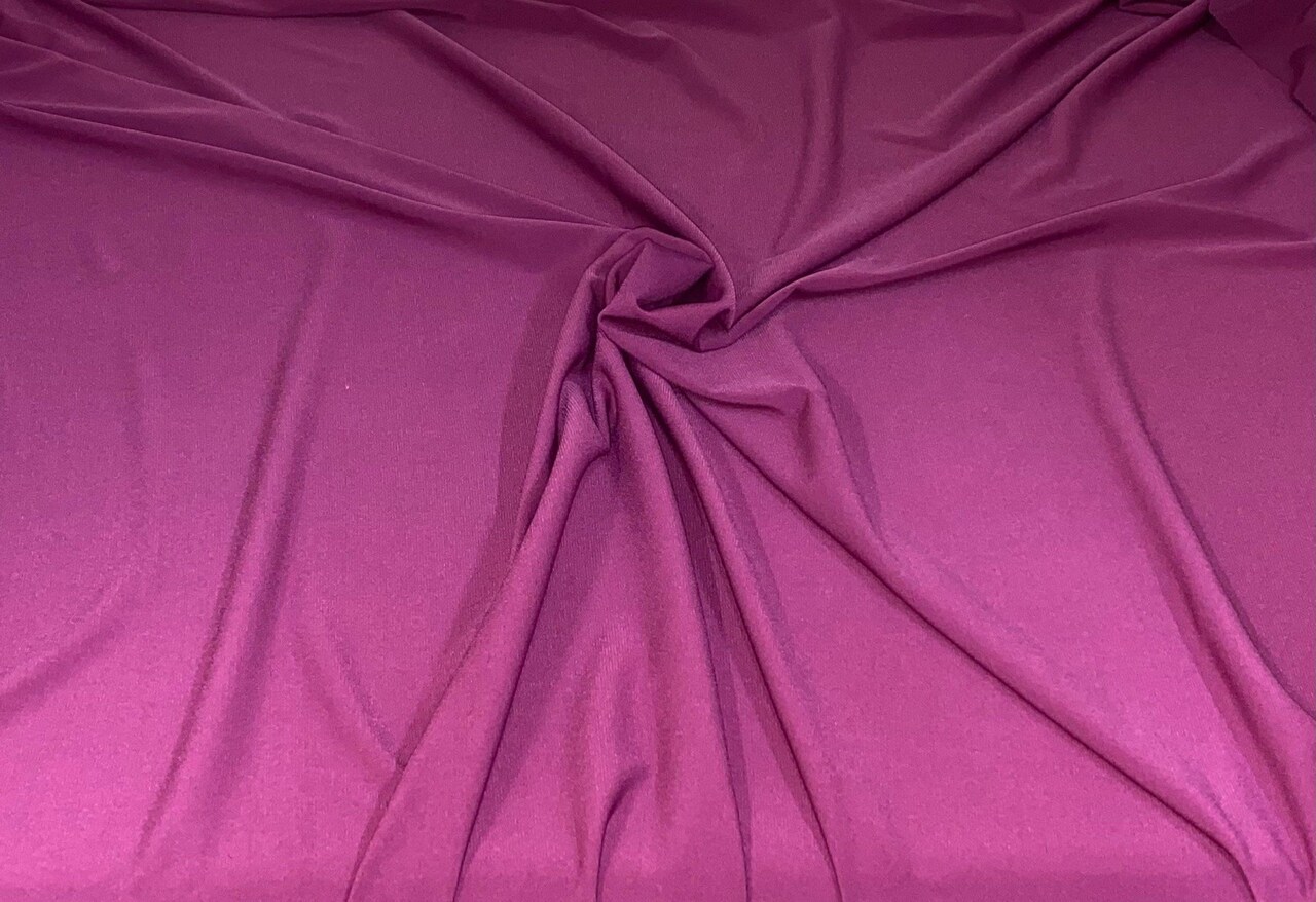 1 Yard Soft ITY Knit Solid Fabric Smooth Stretchy Material for Stylish Draped Clothing 60 Inch Width